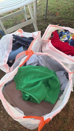 3 bolsas de ropa mix uso normal toda por $10