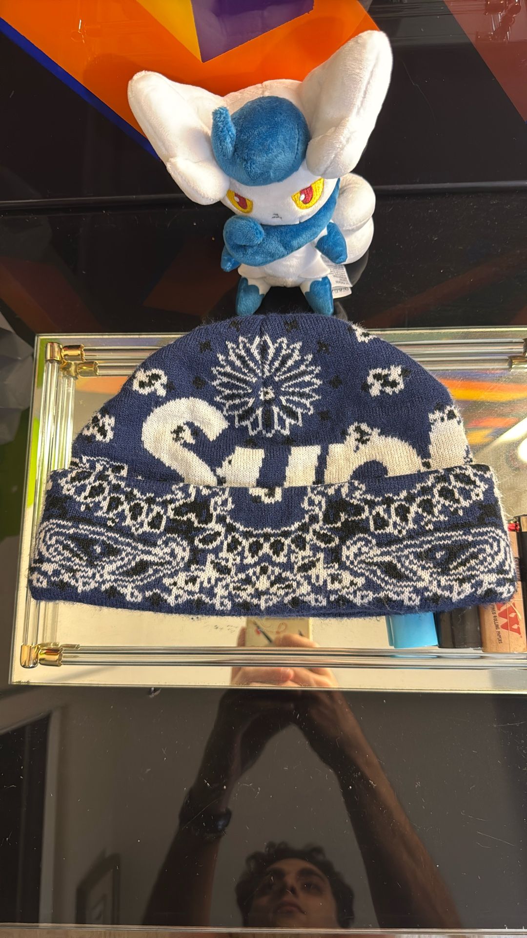 Supreme Bandana Beanie Like New
