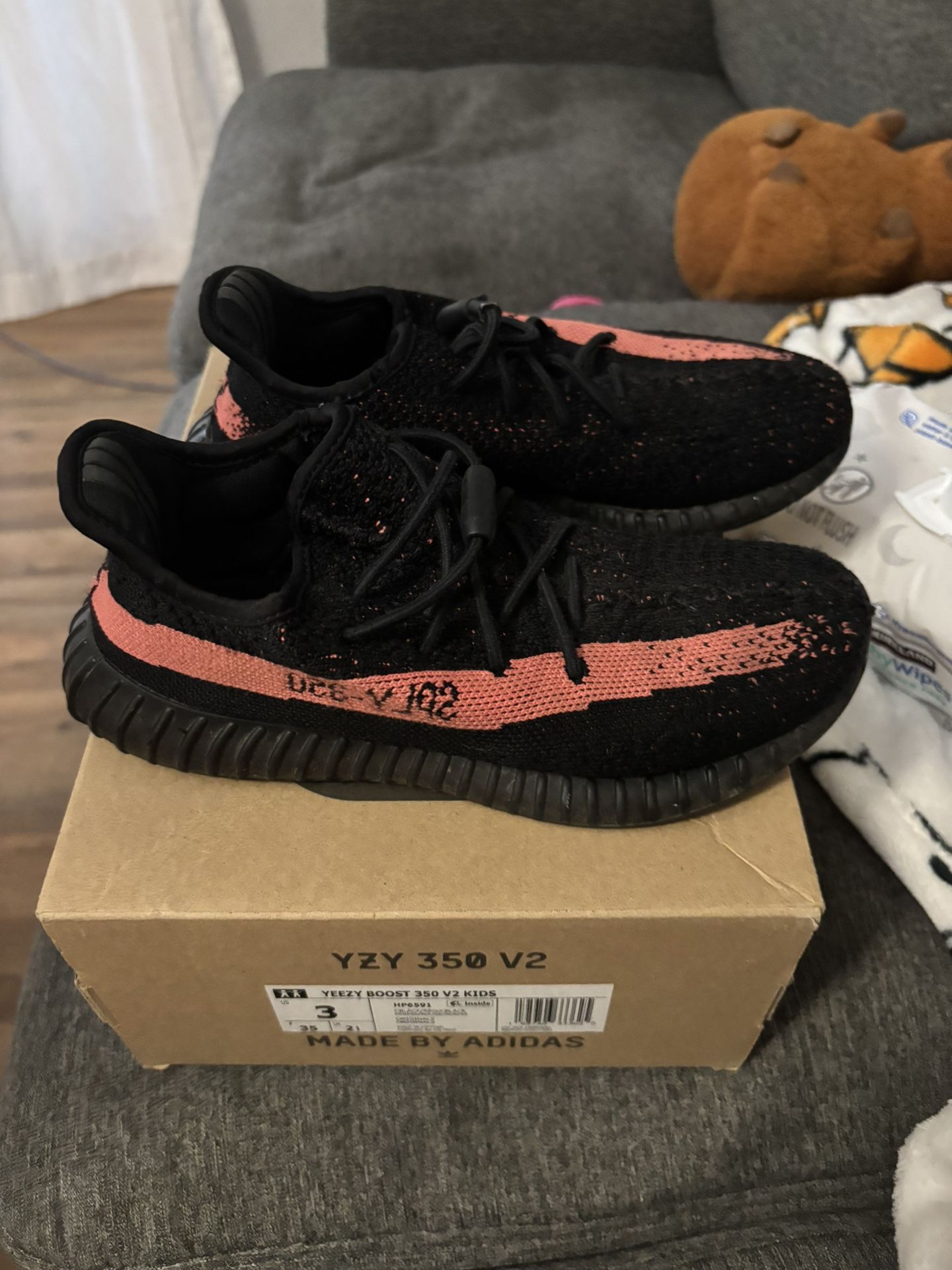 Adidas Yeezy Boots 350 Core Black