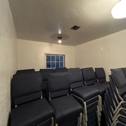 Interlock Blue Chairs 