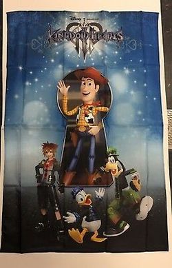 Kingdom Hearts 3 fiber poster (release date special offer)