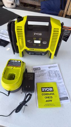 Ryobi cordless inflator