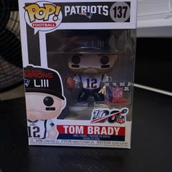 Tom Brady Funko Pop! Super Bowl Champions LIII #137