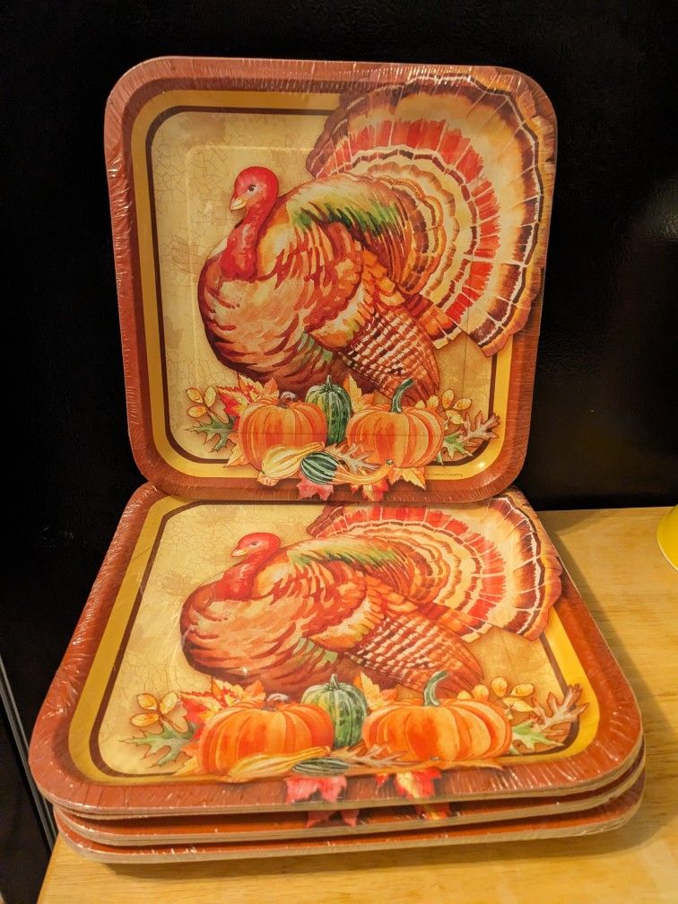 40 New Turkey Paper Plates