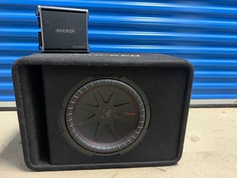 12"Kicker Comp R in Kicker ported box and Kicker Cxa600.1D amp