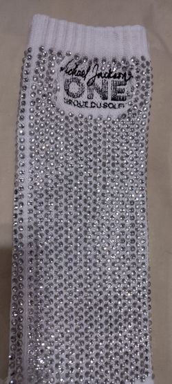 Michael Jackson The One Cirque Du Soleil Rhinestone Socks