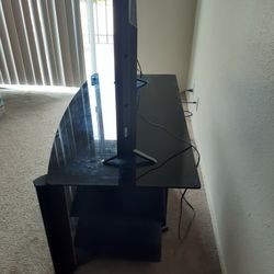 TV and TV Stand 
