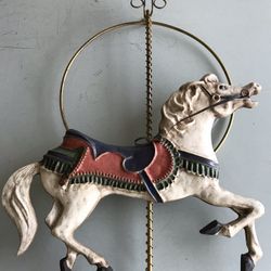 Vintage metal horse