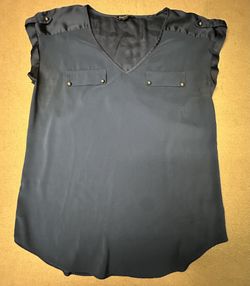 Express Navy blue blouse
