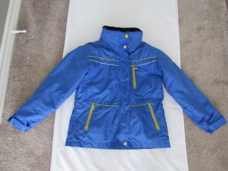 Girls Youth 10/12 Blue/Yellow Jacket, Suisse Sport
