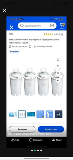 Brand New Brita 4 Pack Pitcher Filters/ Filtros Brita Nuevos Sellado