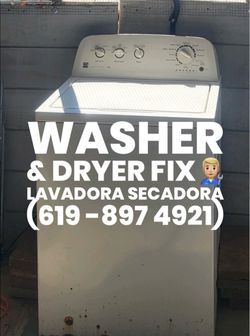 Washer and dryer (Repair Man ) Lavadora secadora