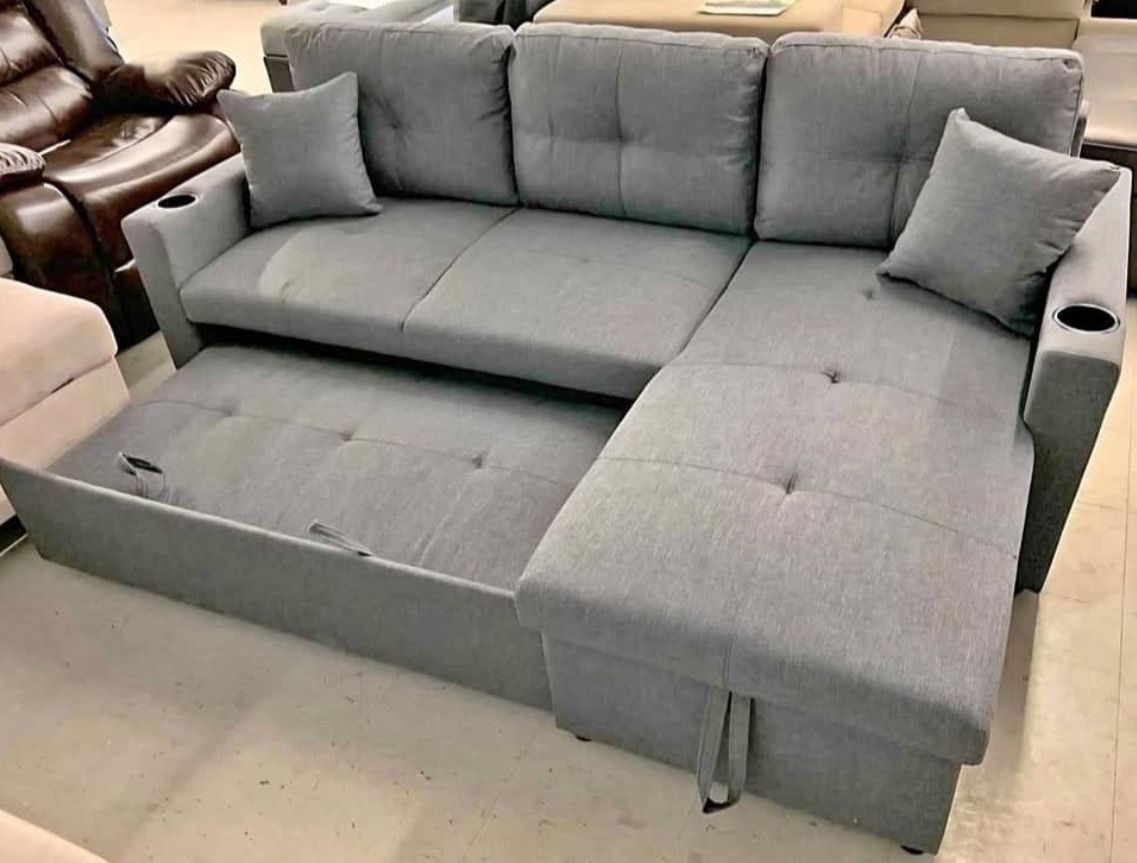 New Sectional Sleeper In Box 📦 Buy Now Pay Later $39 Down