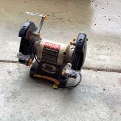 RYOBI.  8.  Bench Grinder  Heavey Duty Works Perfect 
