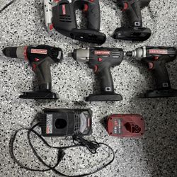 Craftsman 19.2V C3 Tools, Charger, and Battery