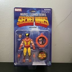 New Hasbro Marvel Legends Series Wolverine Secret Wars X-Men 6” Action Figure