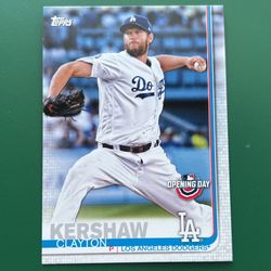 Clayton Kershaw Baseball Card