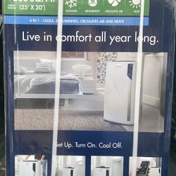 BNIB De'Longhi Pinguino 4-in-1: Air Conditioner, Heater, Dehumidifier, and Fan