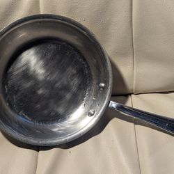 8" Allclad Stainless Steel Pan Frying Sautee Fry Cookware Hexclad Caraway Cutco Henckel All Clad D3 D5 Non Stick Non Teflon 8 Inch Stove Top Oven