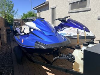 Jet skis (2) & Trailer