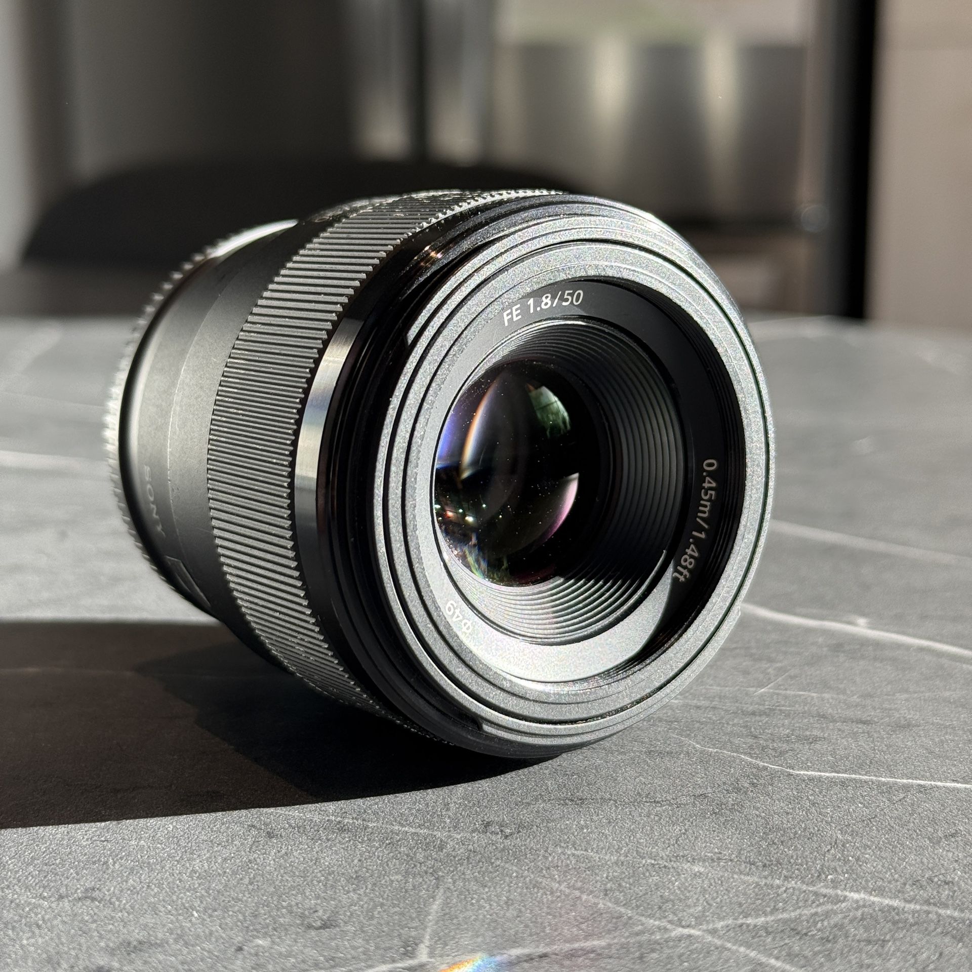 Sony FE 50mm f/1.8 Lens – Full Frame Prime Lens for Sony E-Mount Cameras