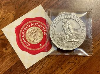 Panama Pacific Expo .999 Silver Intaglio Mint 2oz Silver Round