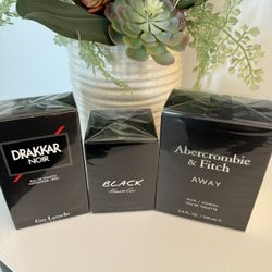 Brand New Men’s Cologne Set Of 3 For $99