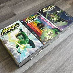 Geoff Johns Green Lantern Omnibus Hard Cover Lot Of Volumes 1 2 And 3