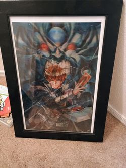 Yu-Gi-Oh Lenticular Photo 3 In One Framed