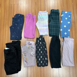 Girls’ size 6-7 pants/jeans/leggings bundle (10 total) 