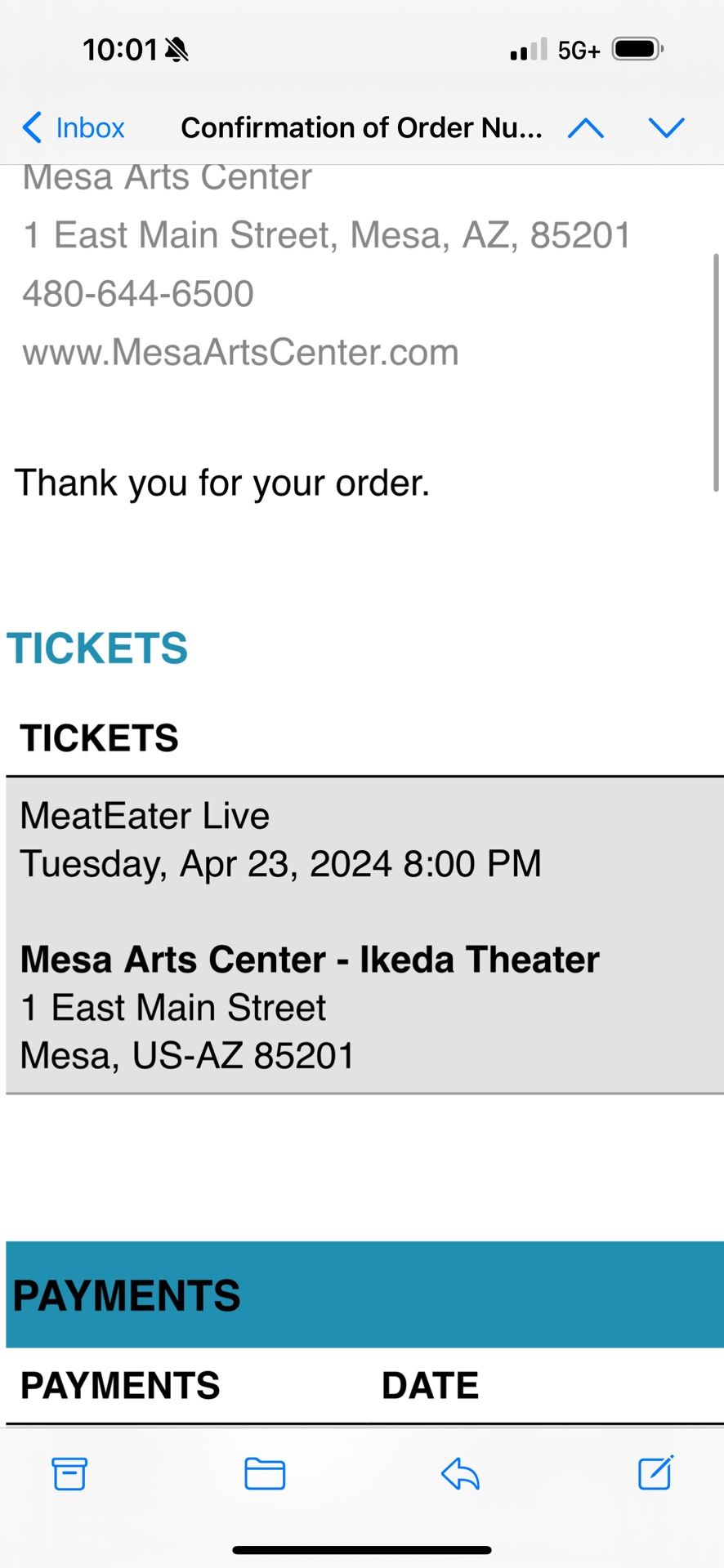 MeatEater Live In Mesa! 1 Ticket 4/23