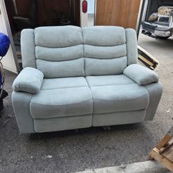 Loveseat & Recliner Sofa