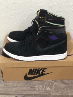 Air Jordan 1 Zoom Comfort Court Black Size 11 With The Original Box