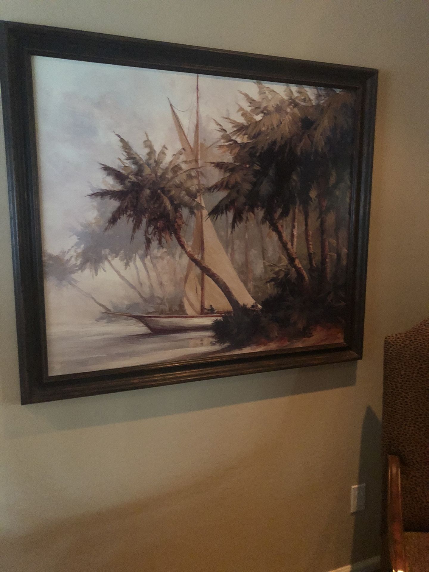 41”x 47” solid wood frame paintings ....OBO