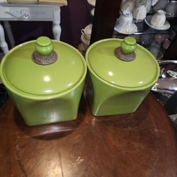 2 Green Containers