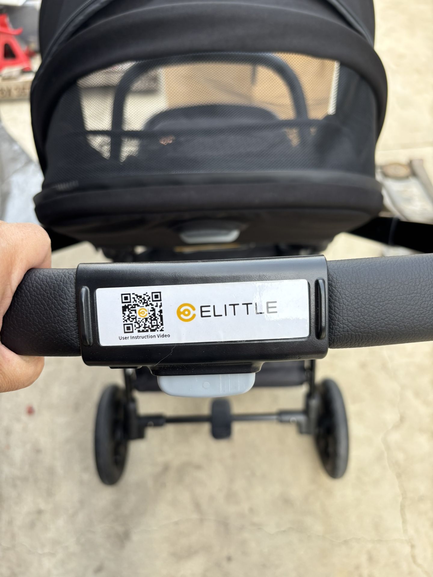 Reversible Baby Stroller, ELITTLE EMU Full-Size Toddler Stroller, Full Recline Cockpit Compact Stroller, 0-36 Months Newborn Infant Stroller, All-Terr