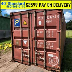 40’ Standard Shipping Container - WWT