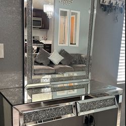 Console Set And 2 Side Tables 