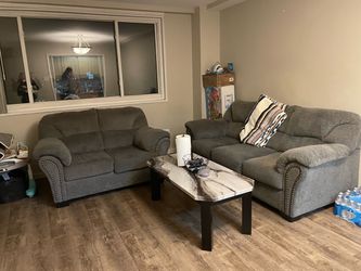 Love seat and sofa