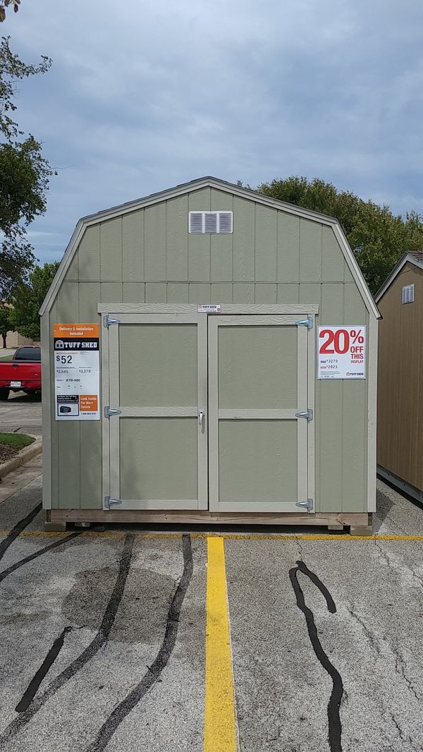 25% off this tuff shed tb 700 10x12 and free delivery