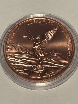 2026 1 oz Libertad Copper Round Copper Coin