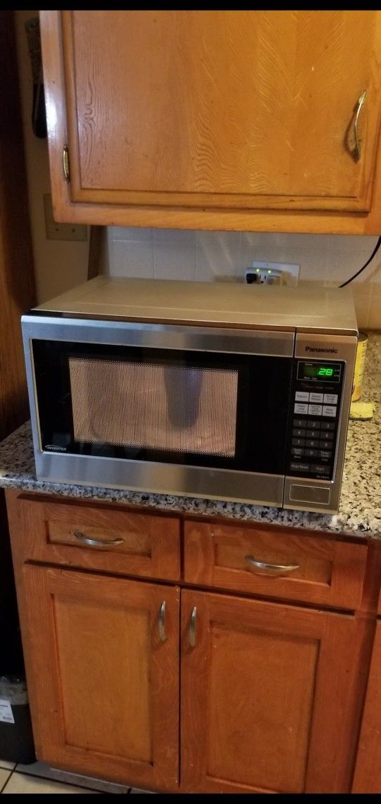 Stainless Steel Panasonic Microwave 