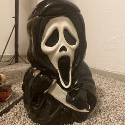 Ghost Face Cookie Jar 