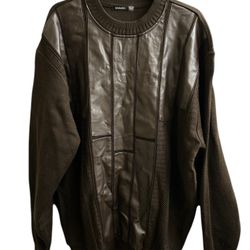 Bagazio Size XXL Chocolate Brown Pullover Sweater