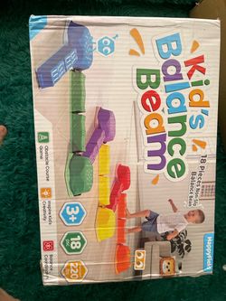 HappyField Kids Balance Beam 18-Piece Set