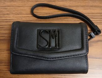 Steve Madden BBRETT Wallet Wristlet Black