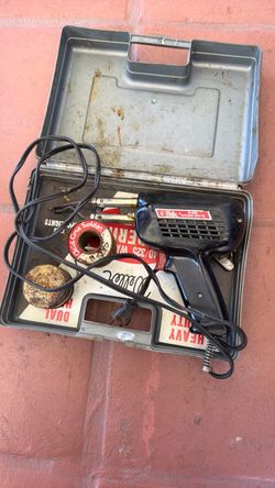 Vintage Weller Soldering Gun Kit Model 8250A W/ Original Metal case RARE