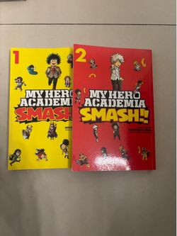 My Hero Academia: Smash!! Vol. 1 & My Hero Academia: Smash!! Vol. 2 – Comedy Manga Set (Great Condition)