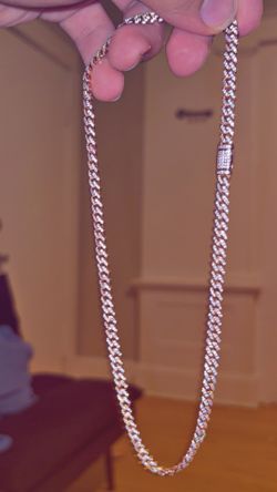 Cuban Ice Moissanite 18inch