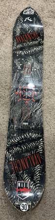 Vintage Wall Art Avalanche RAT Radial All Terrain 157 twin Snowboard